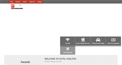 Desktop Screenshot of hotelshelton.in